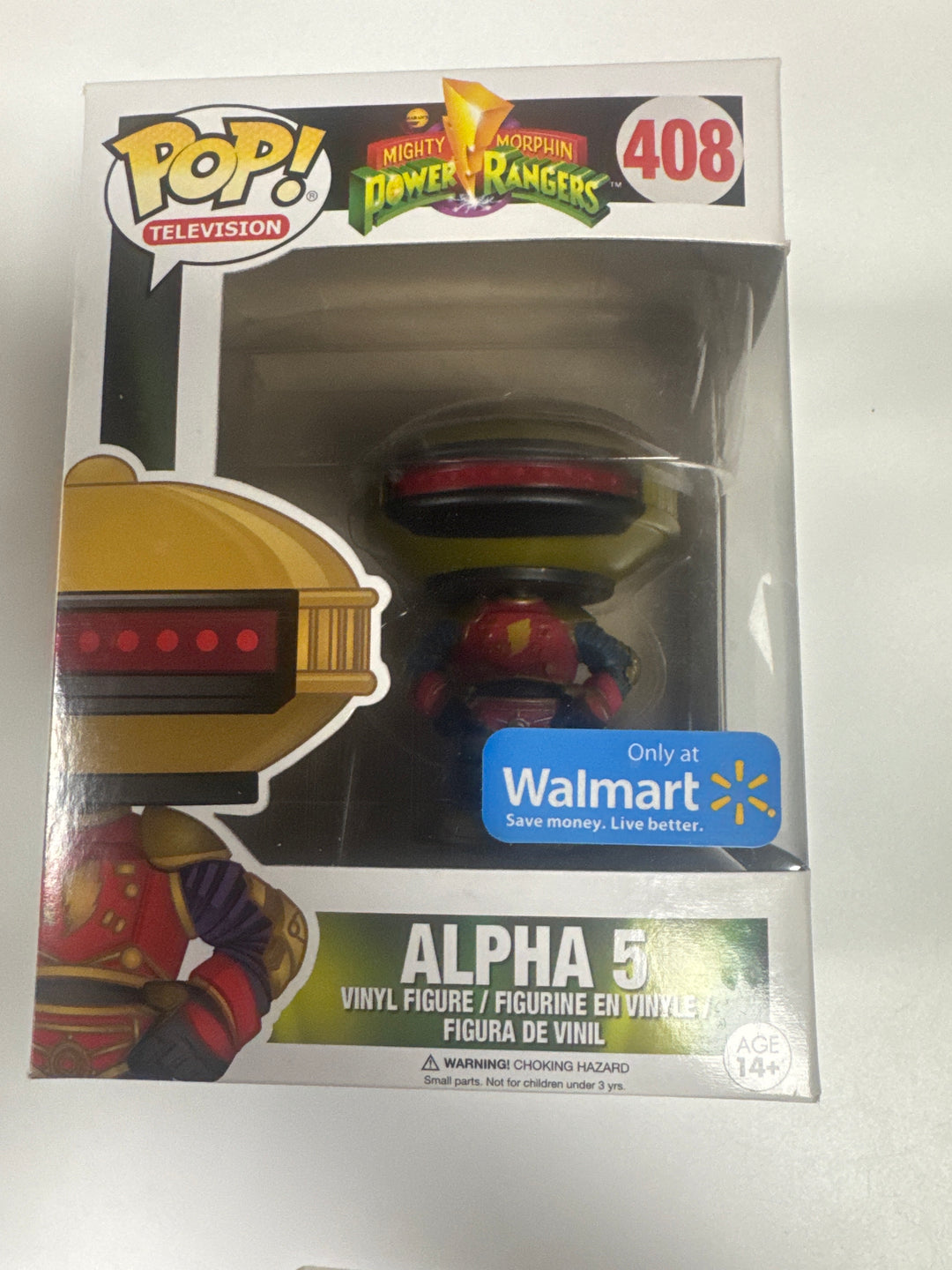 Funko Pop! Alpha 5 #408 Walmart Mighty Morphin Power Rangers FP81126