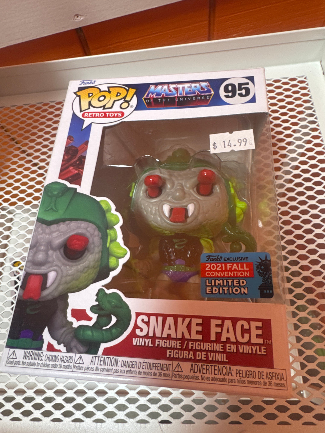 Funko Pop! Snake Face (2021 Fall Convention) #95 - Masters of the Universe FP4726