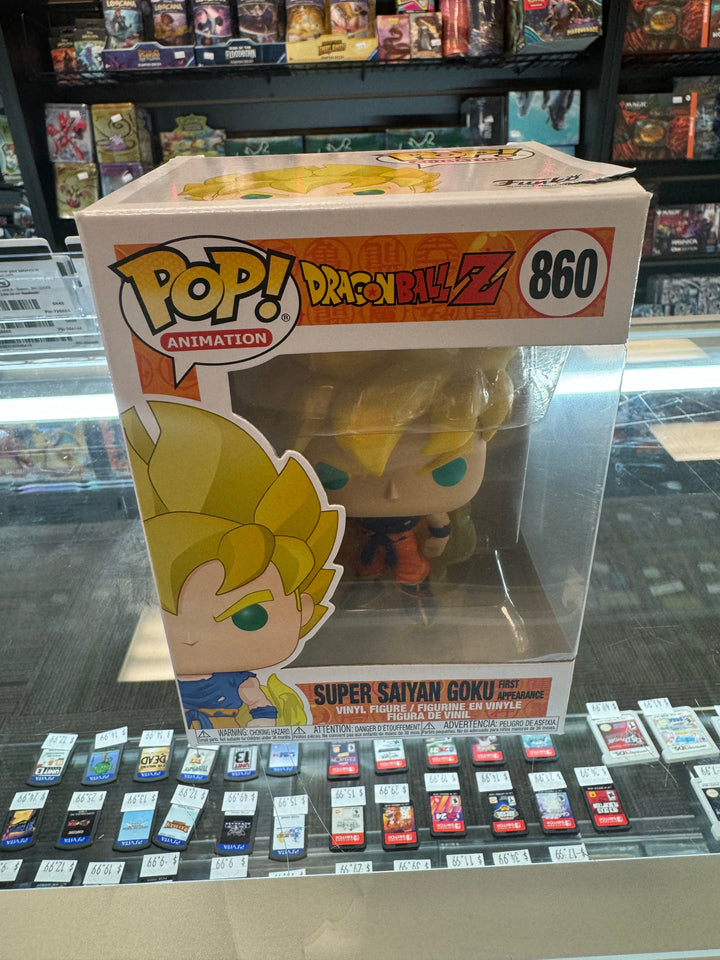 Funko Pop! Vinyl: Dragon Ball - Super Saiyan Goku (First Appearance) #860 mh61724