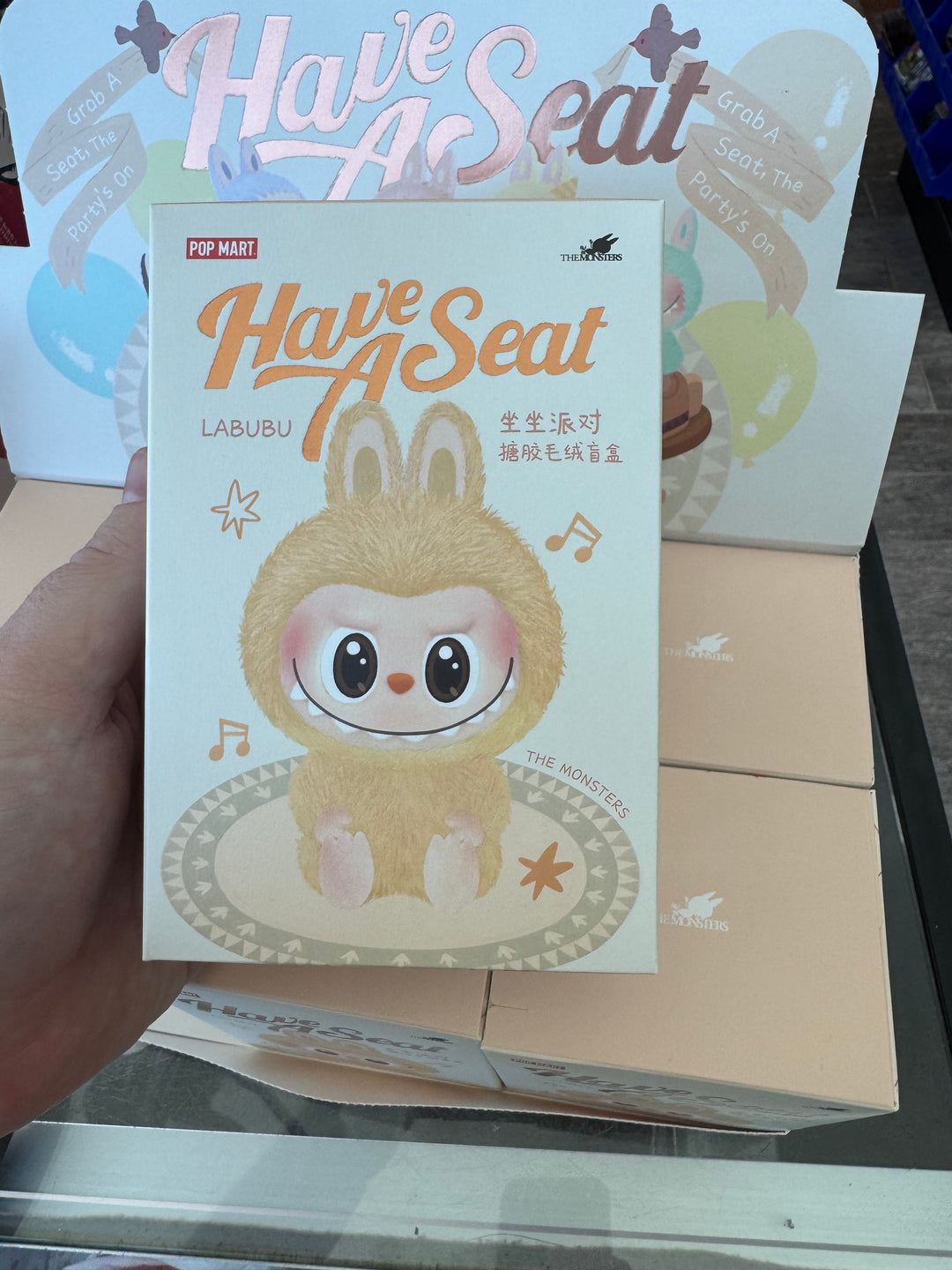 Pop Mart Labubu THE MONSTERS - Have a Seat Vinyl Plush Blind Box (1) (Authentic)