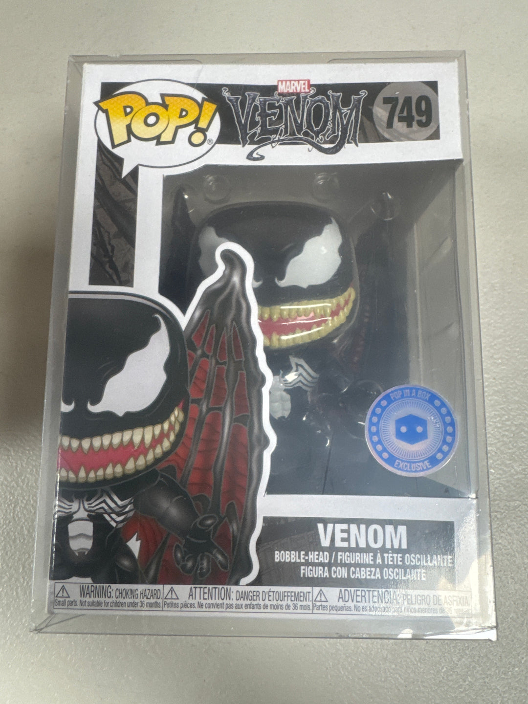 Funko Pop! Venom #749 Pop in a Box Marvel Venom FP72826