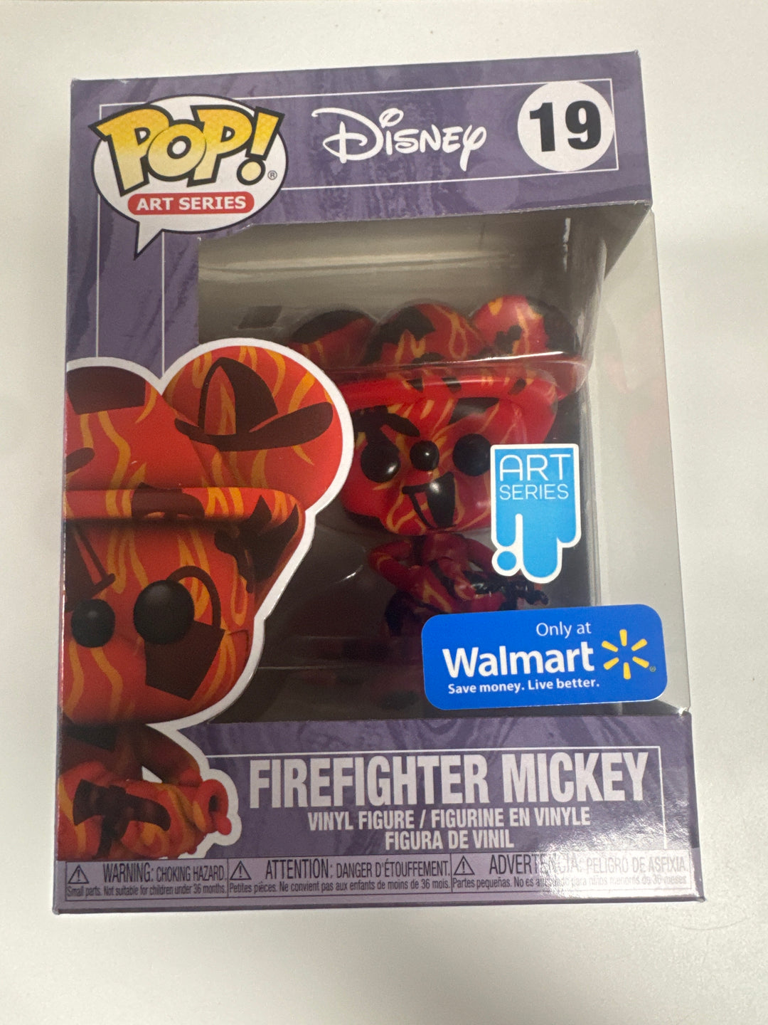 Funko Pop! Firefighter Mickey #19 ART Series Walmart  Disney FP73026