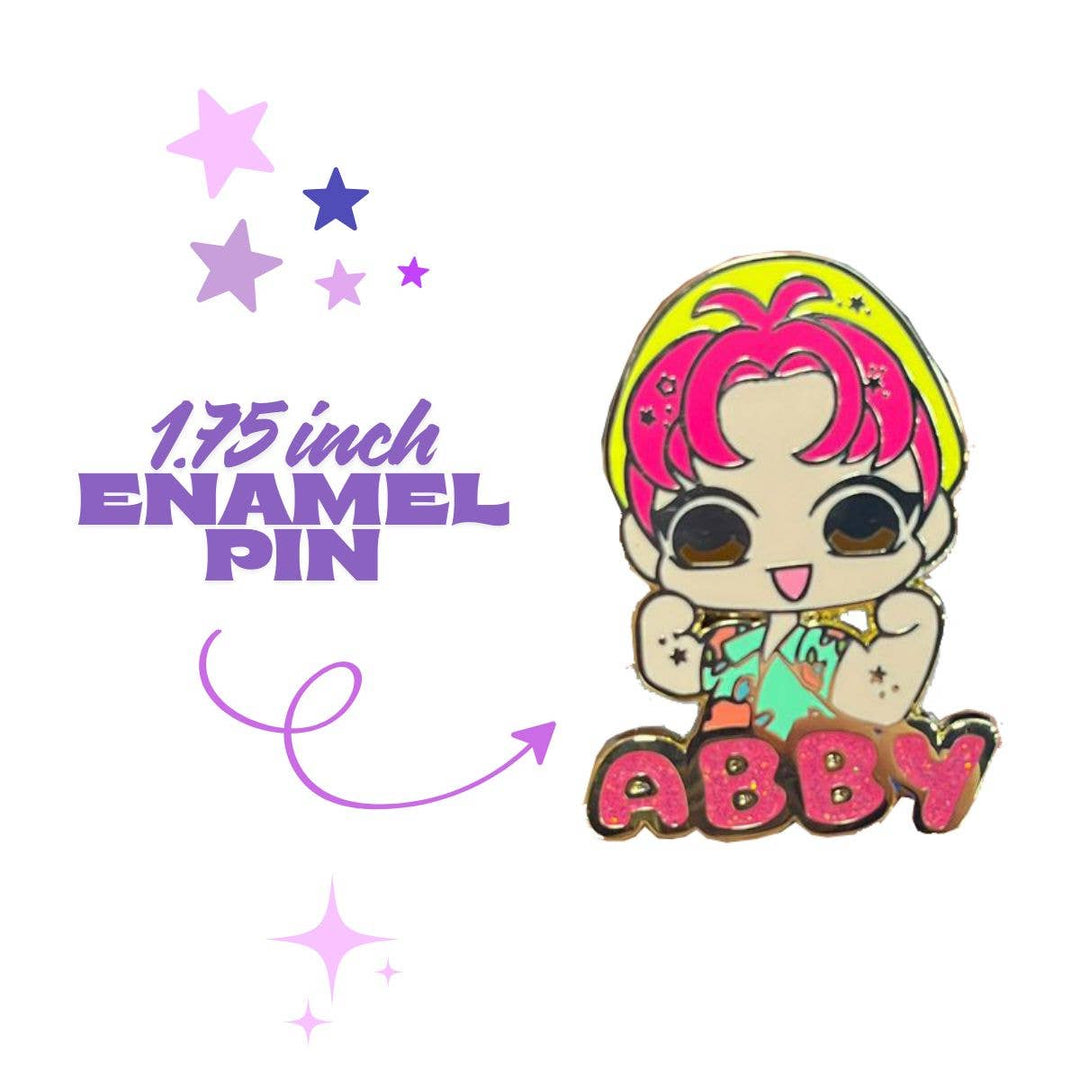 Abby Saja Boys Kpop Demon Hunters Enamel Pin NE33126
