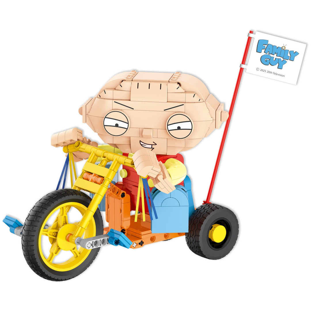 BrickCraft Family Guy Stewie on Trike Brick Building Set - NE52026