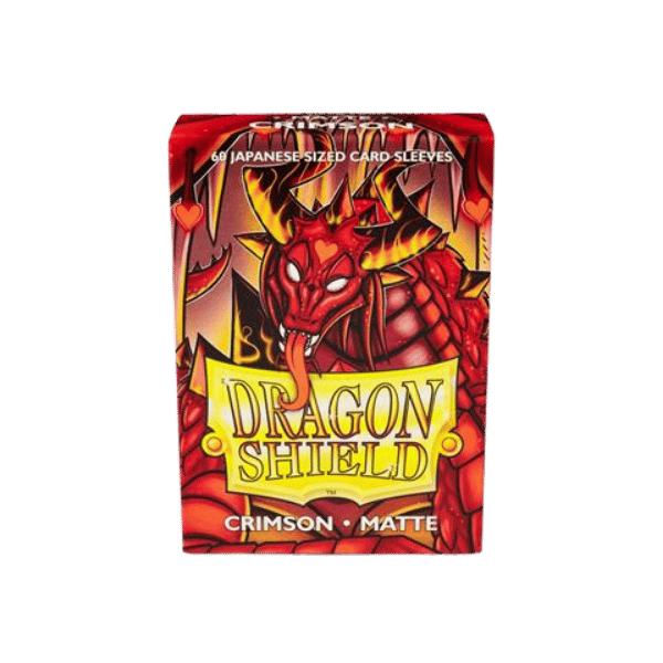 Dragon Shield Sleeves: Japanese- Matte Crimson (60 ct.) MD51326
