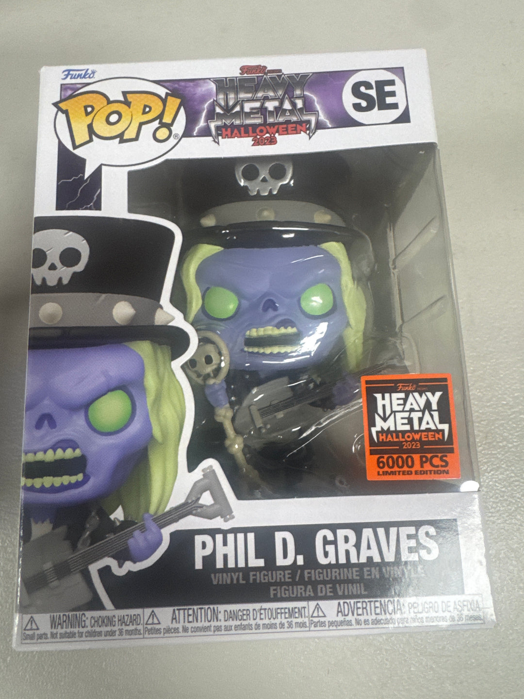 Funko Pop! Phil D. Graves SE Heavy Metal Halloween 2023  FP10826