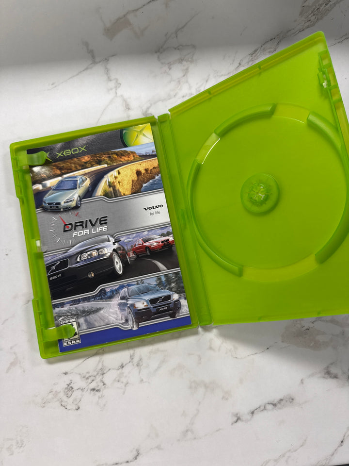 Volvo Drive For Life Original Xbox CASE AND MANUAL Only CO7626