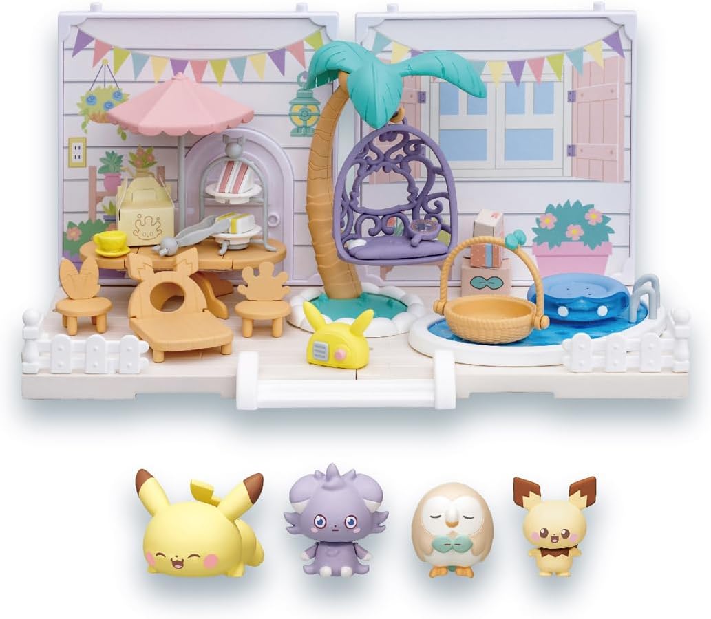 Takaratomy A.R.T.S Pokemon PokePeace House - Let's Party Garden Set MD92325