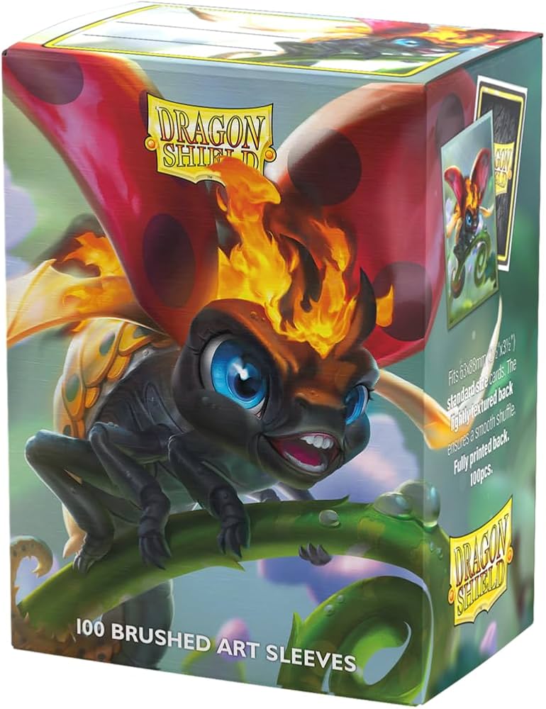 Dragon Shield Sleeves: Standard- Brushed 'Burnbug' (100 ct.) MD51326
