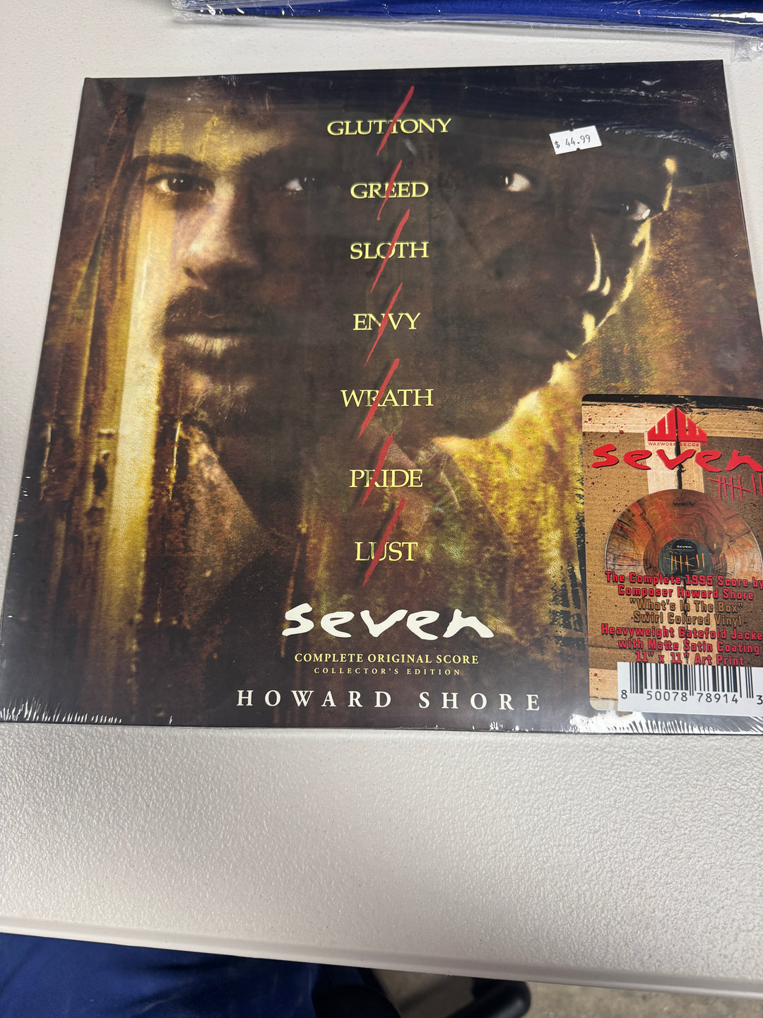 SE7EN (Seven) / Vinyl / 2LP Brown & Black & Red Swirl Vinyl Record NEW NVR52926