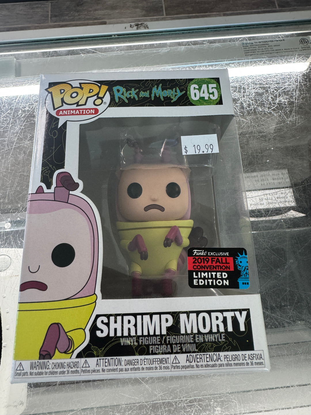 Rick and Morty Shrimp Morty (2019 Fall Convention) #645  - Funko Pop