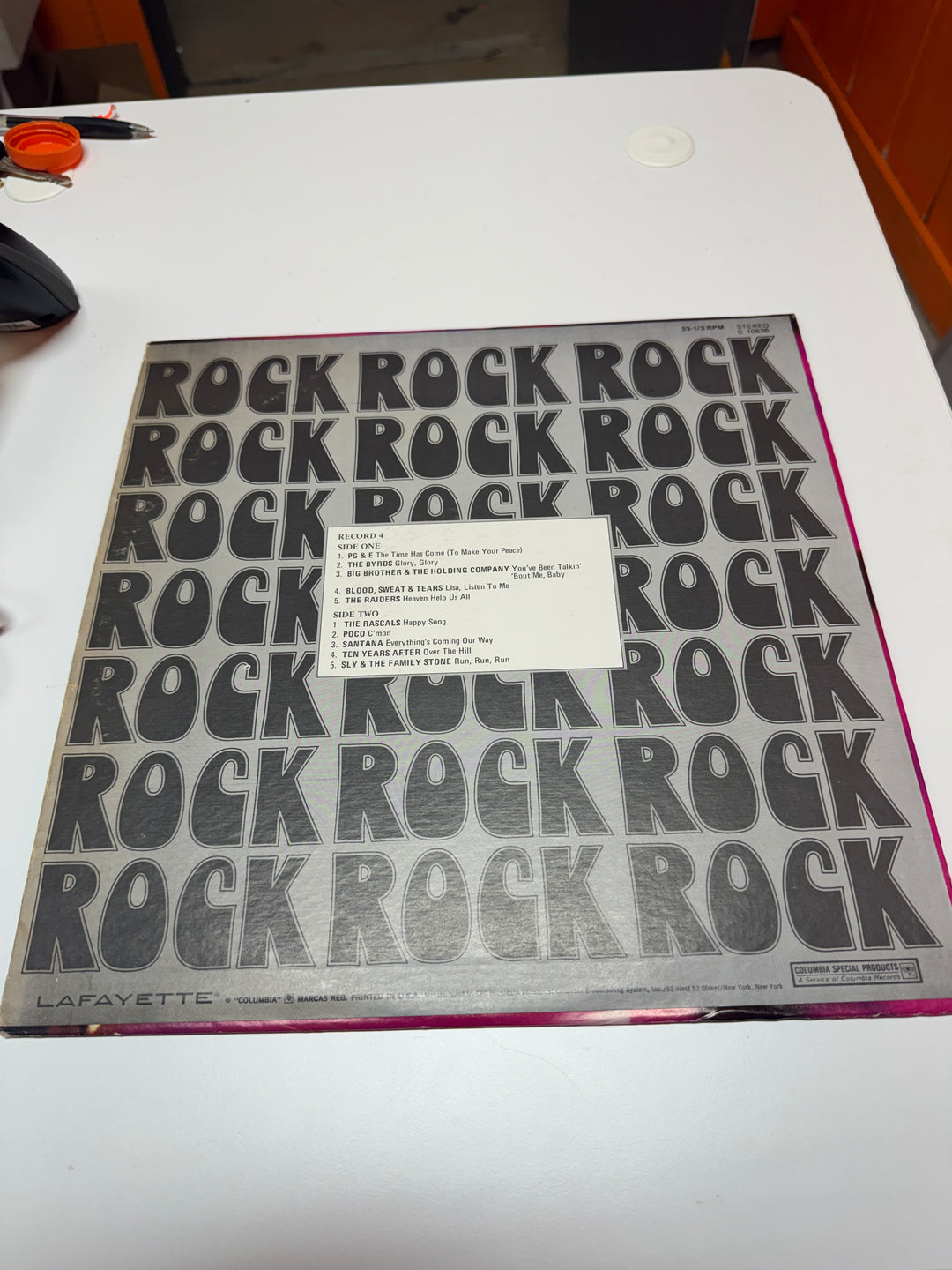 Lafayette - Rock (NM Condition) Vinyl Record   VR31726