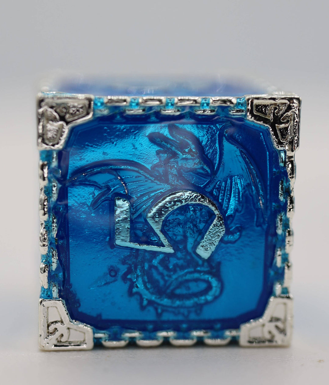 Chained Dragon: Oceanus Metal RPG Dice Set - NE043026