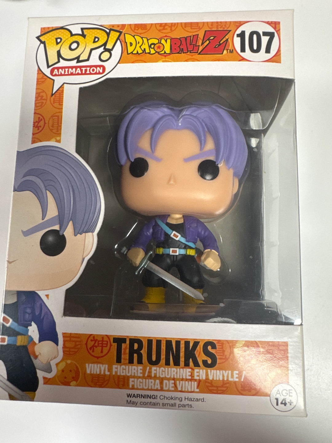 Funko Pop! Trunks #107 Dragon Ball Z  FP81026