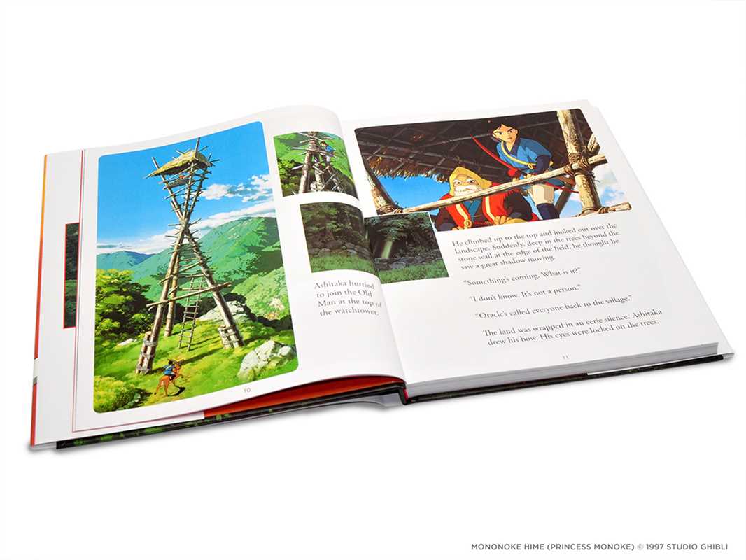 Princess Mononoke Picture Book by Hayao Miyazaki NE32526