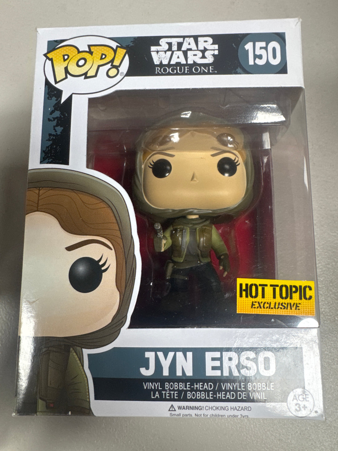 Funko Pop! Jyn Erso Hot Topic #150 Star Wars Rogue One FP101326