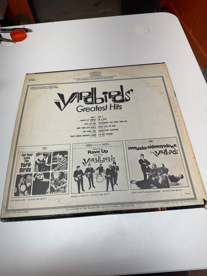 The Yardbirds' Greatest Hits (NM Condition) Vinyl Record   VR31726