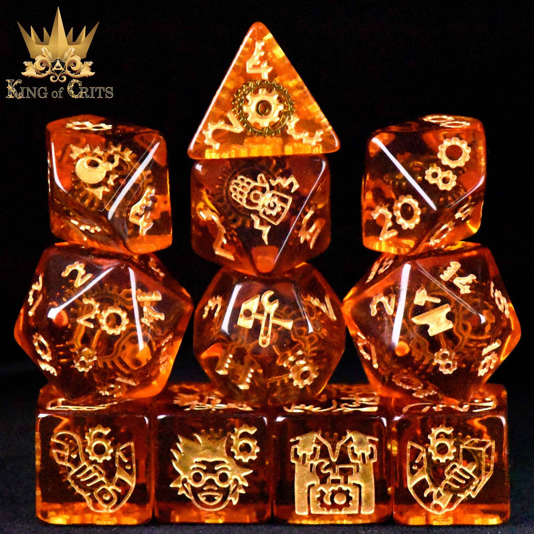 King of Crits Ancient Artificer - 11 Dice Set NE4226