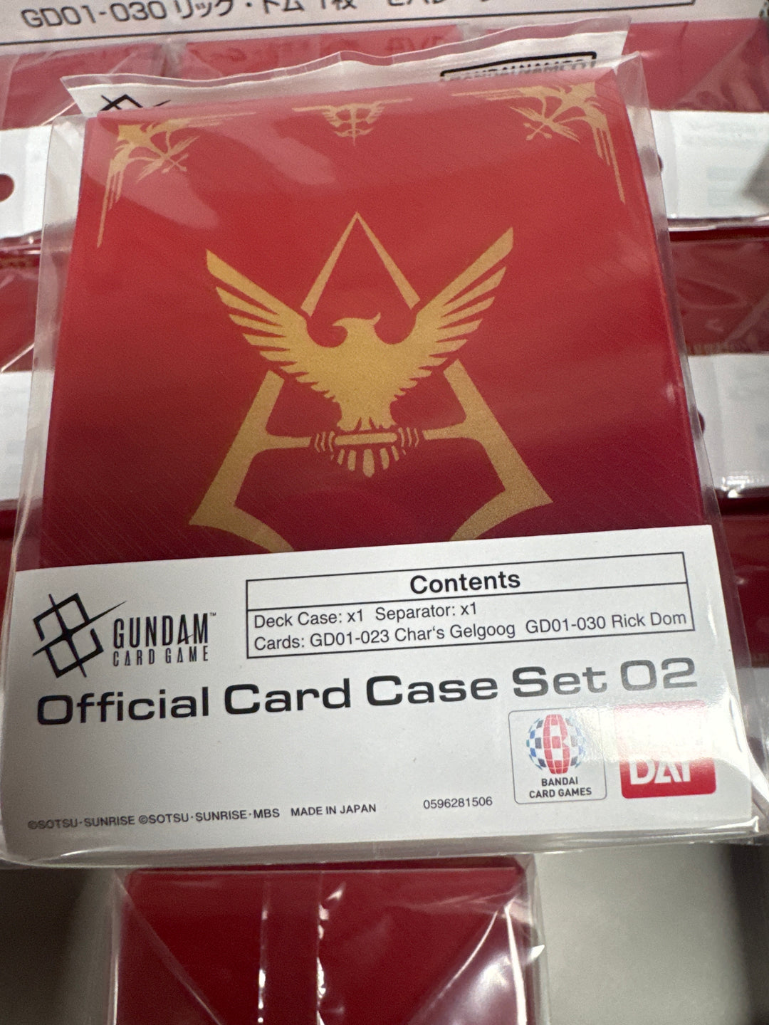 Deck Case: Gundam Card Game- Official Deck Case 02  NA92526