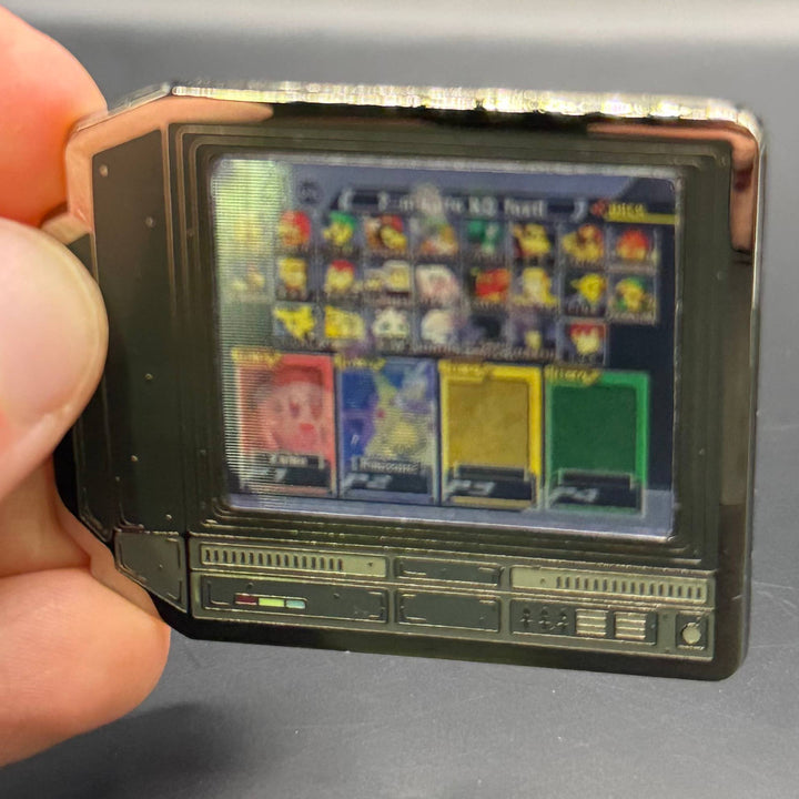 2.5" Lenticular Smash Bros Melee CRTV Enamel Pin - NE32726