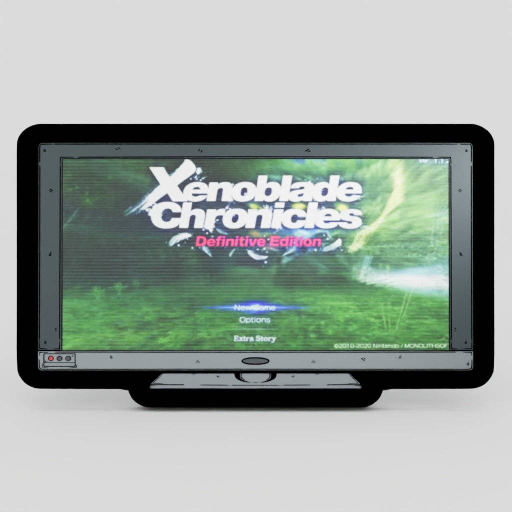 Monitor Lenticular Xenoblade Chronicles Enamel Pin NE81926