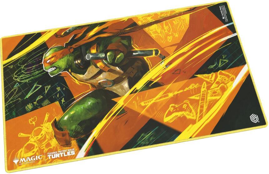 Magic: The Gathering Teenage Mutant Ninja Turtles Playmat - Michelangelo's Technique - Ultimate Guard Playmat NA3626