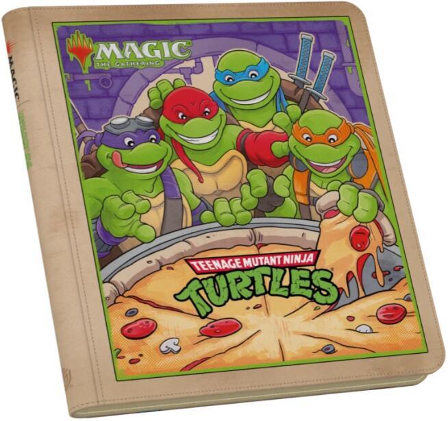 Magic: The Gathering TCG - Teenage Mutant Ninja Turtles Zipfolio 480 Xenoskin - Pizza Box - Ultimate Guard Storage Album (ULTIMATEGU) NA3226