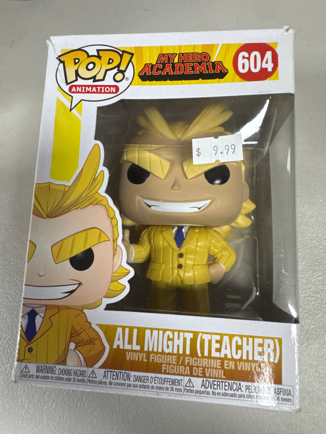 Funko Pop! All Might (Teacher) #604 My Hero Academia FP82826
