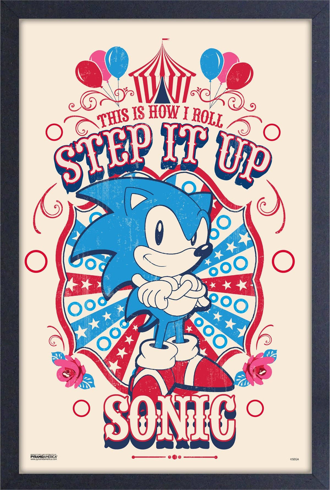 Sonic Circus Framed Art Print