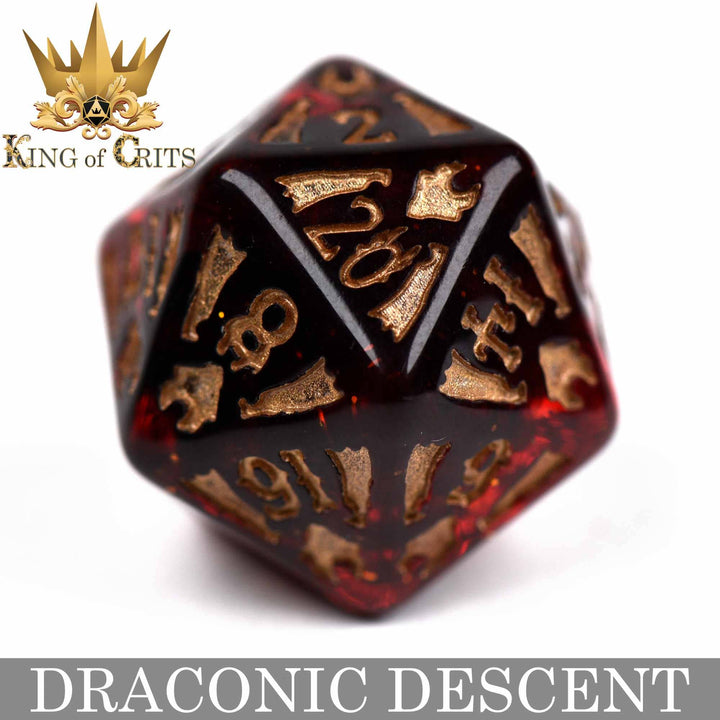 King of Crits Draconic Descent - 11 Dice Set NE4226