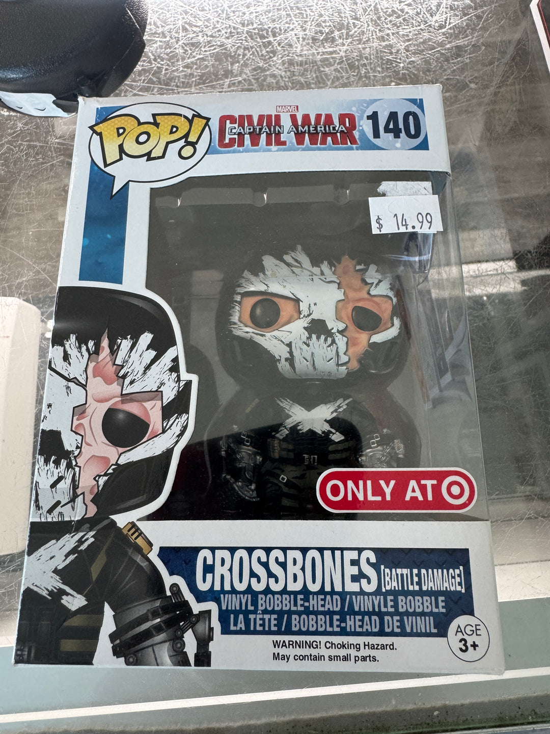 Marvel - Crossbones (w/ Cracked Mask) - Target (Exclusive) - Funko Pop