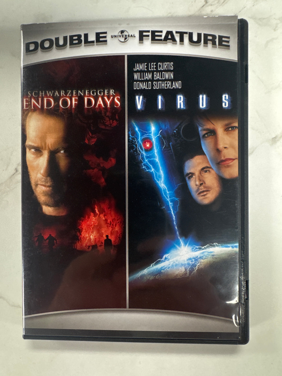 Double Feature: End of Days/Virus  - DVD PM9826