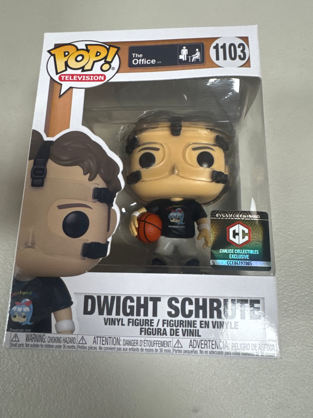 Funko Pop! Dwight Schrute (Basketball) Chalice Collectibles  #1103 The Office FP72826