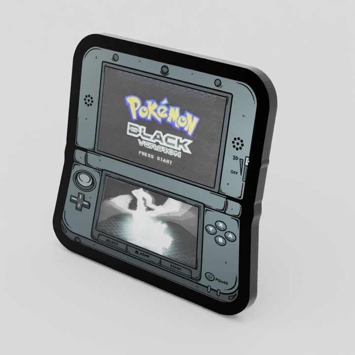 3DS 2.5" Lenticular Pokemon Black Pin