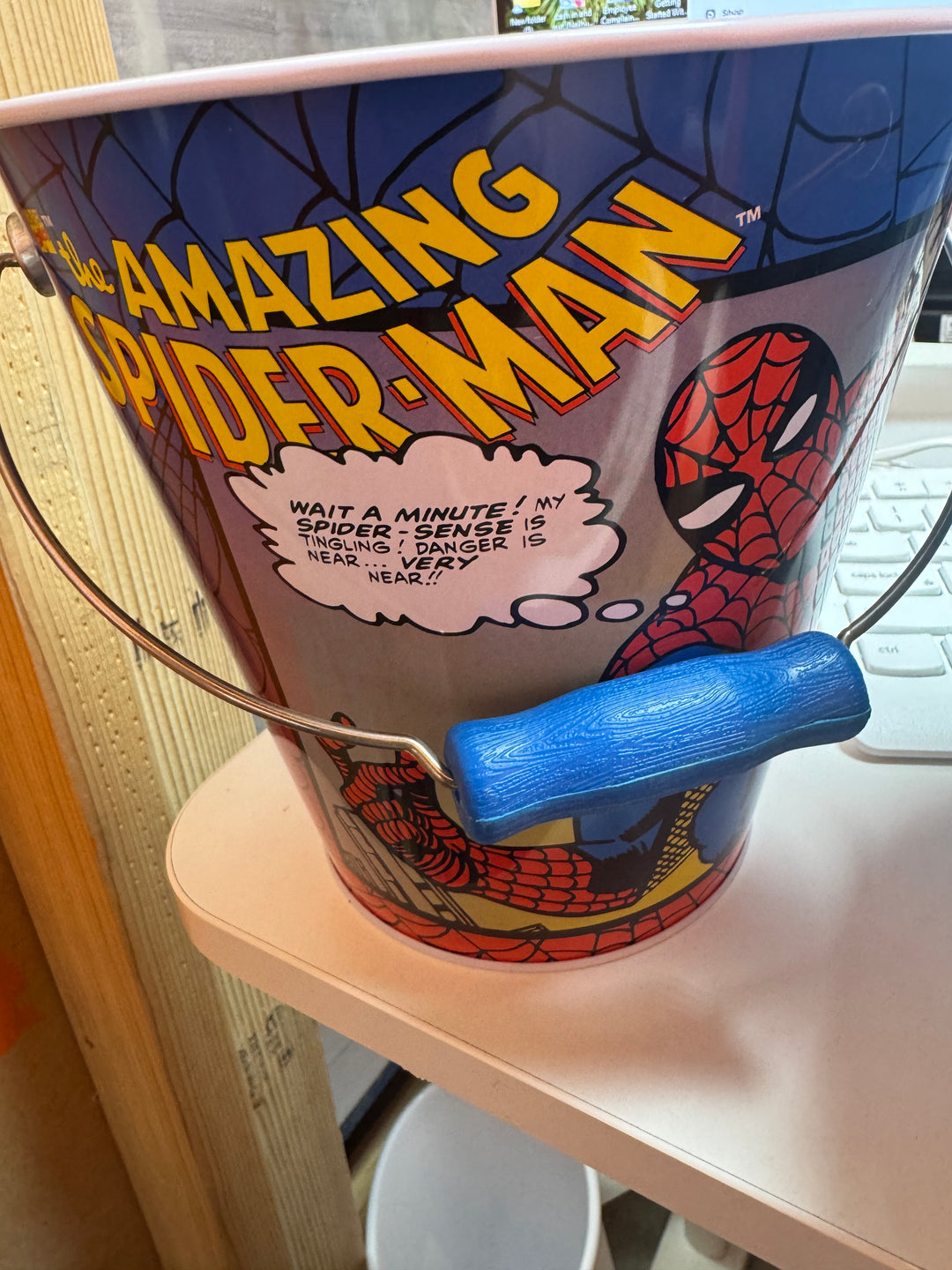 Vintage Spiderman Bucket Version  (Style May Vary, 1 Bucket) MD43027
