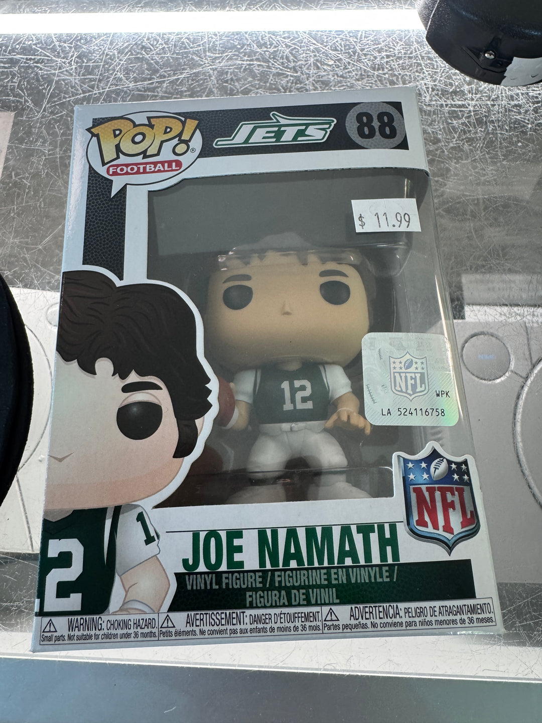 NFL Legends: Joe Namath (Jets Home) #88 - Funko Pop