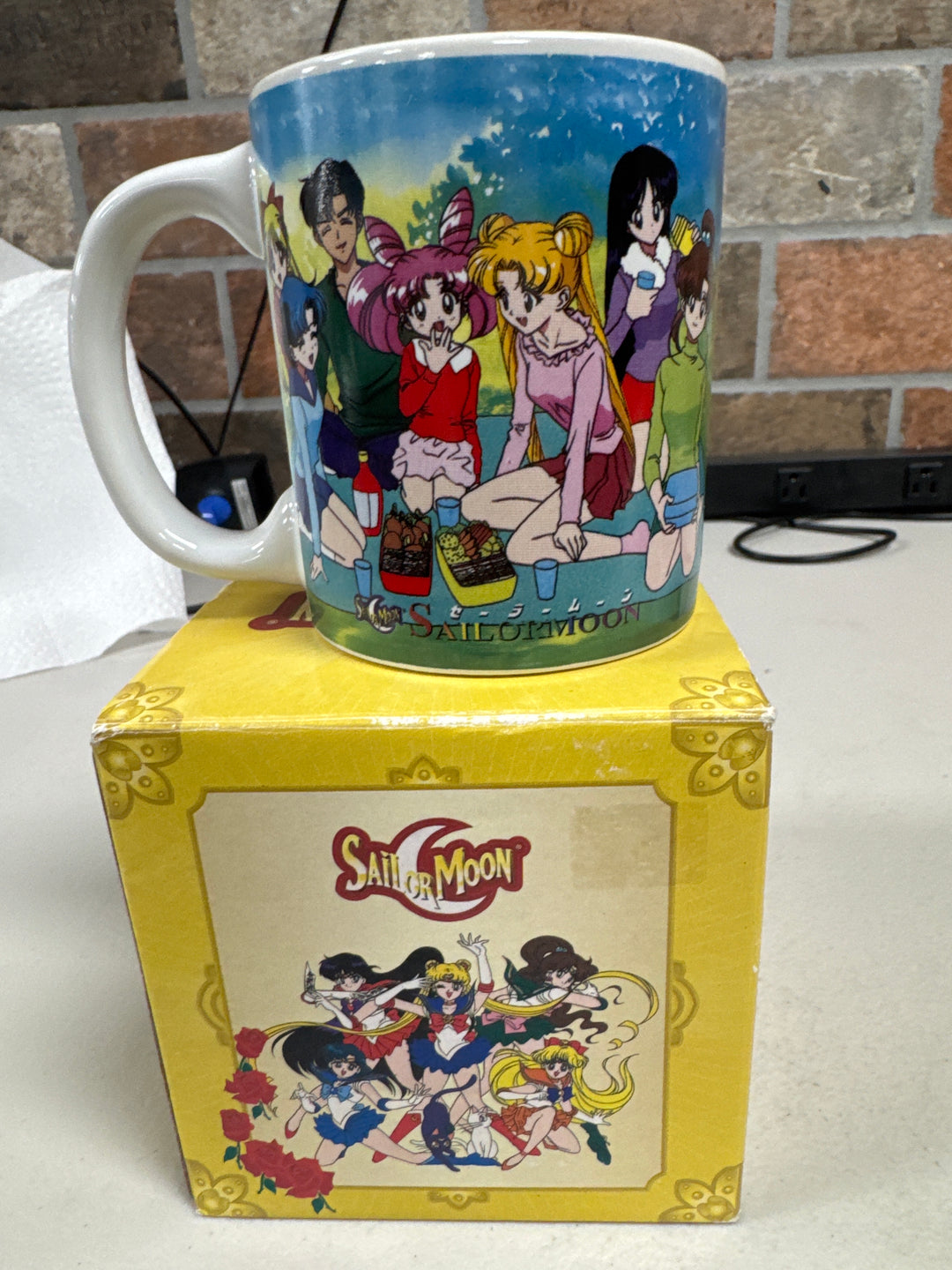Vintage Sailor Moon Mug 2001 in Original Box NT71026