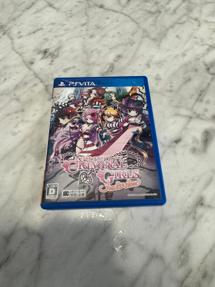 Criminal Girls Invitation Japanese Import PS Vita Sony psvita JP Japan US Seller m24