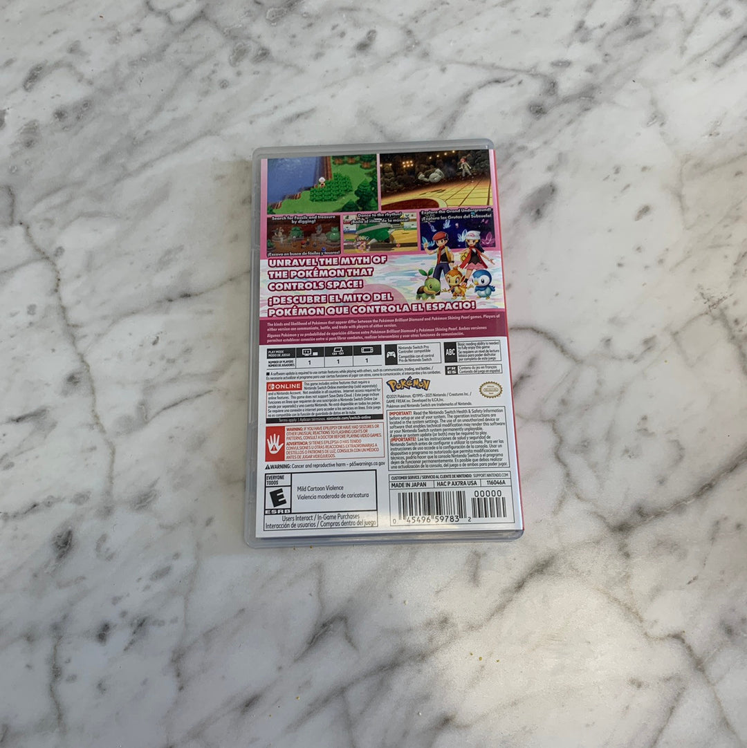 Case Only No Game Pokemon Shining Pearl Nintendo Switch
