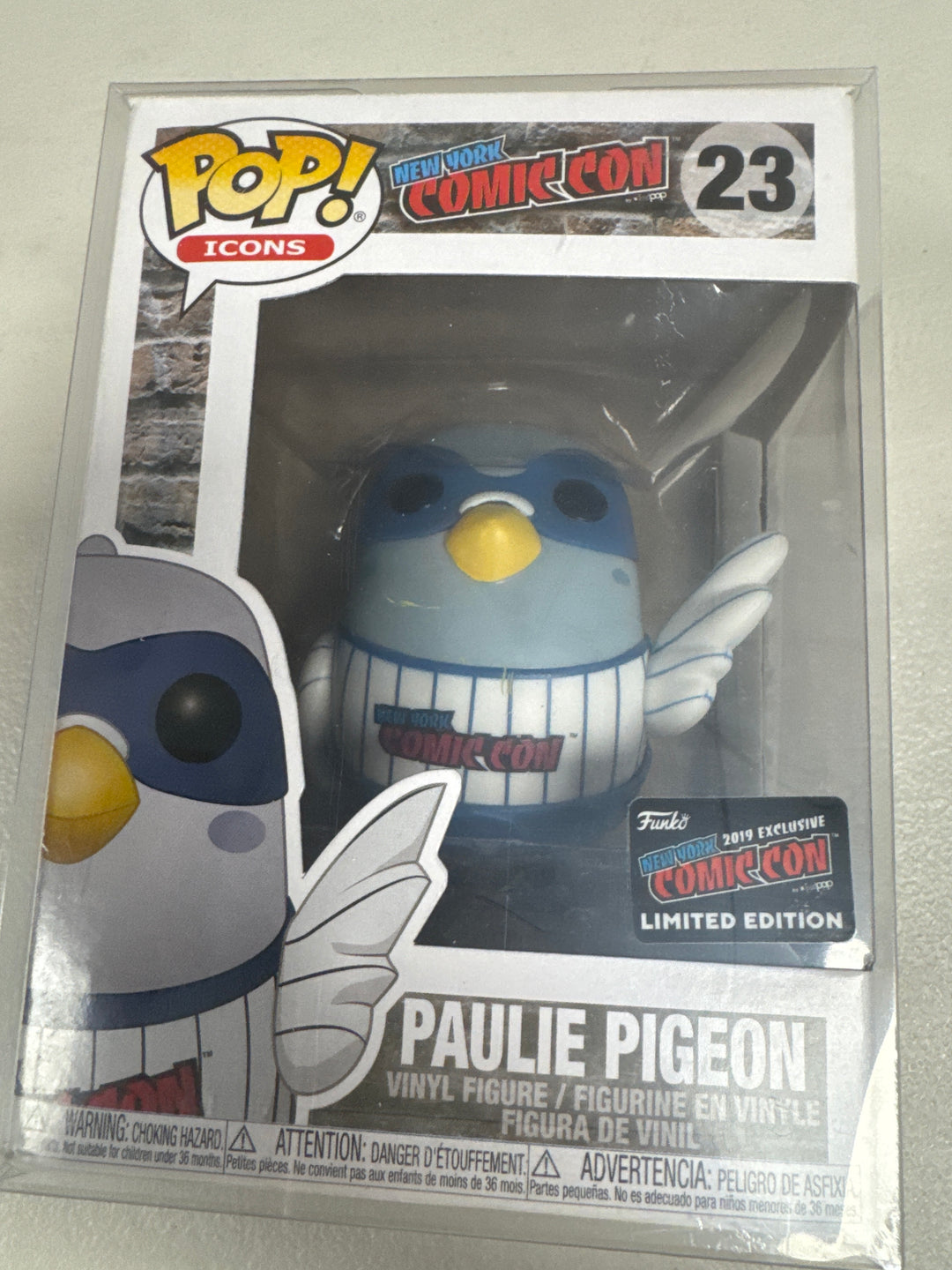 Funko Pop! Paulie Pigeon #23 New York Comic Con (White Shirt) FP72426
