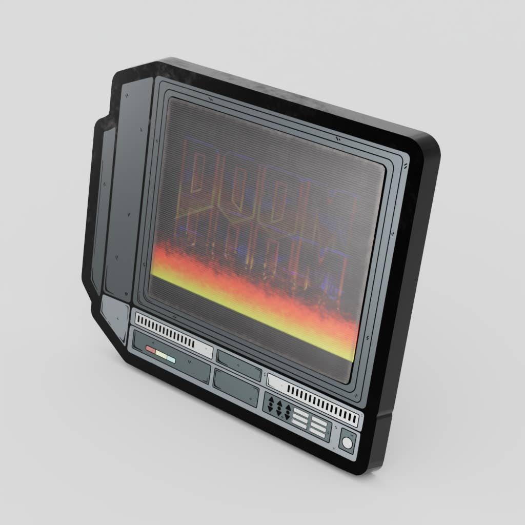 2.5" Lenticular Doom CRTV Enamel Pin - NE32726