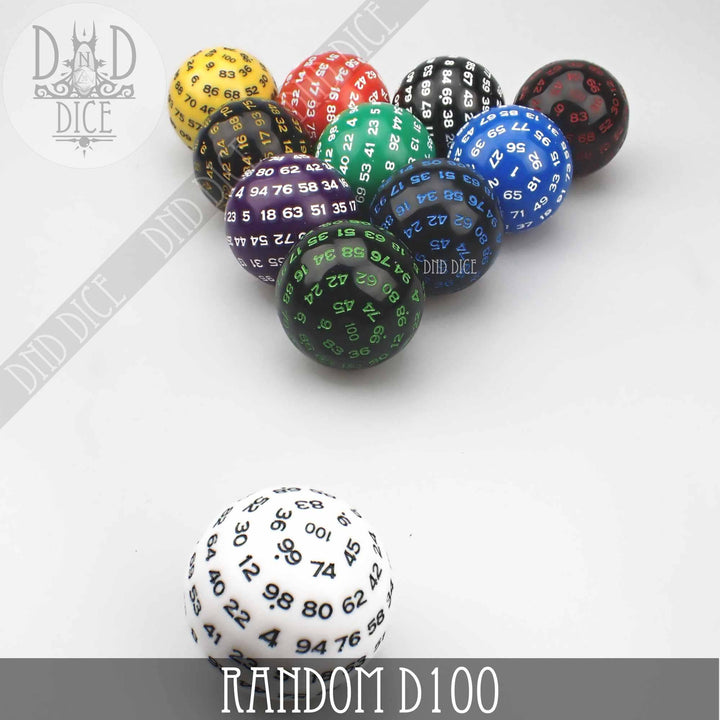 King of Crits 50mm D100 (Random Color) Dice NE4226