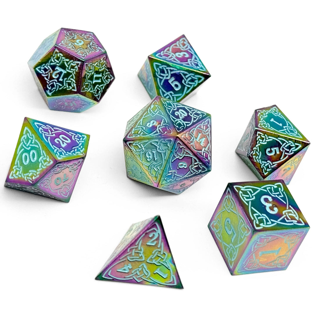 Norse Foundry Celtic Mystery Metal Dice Set NE31726