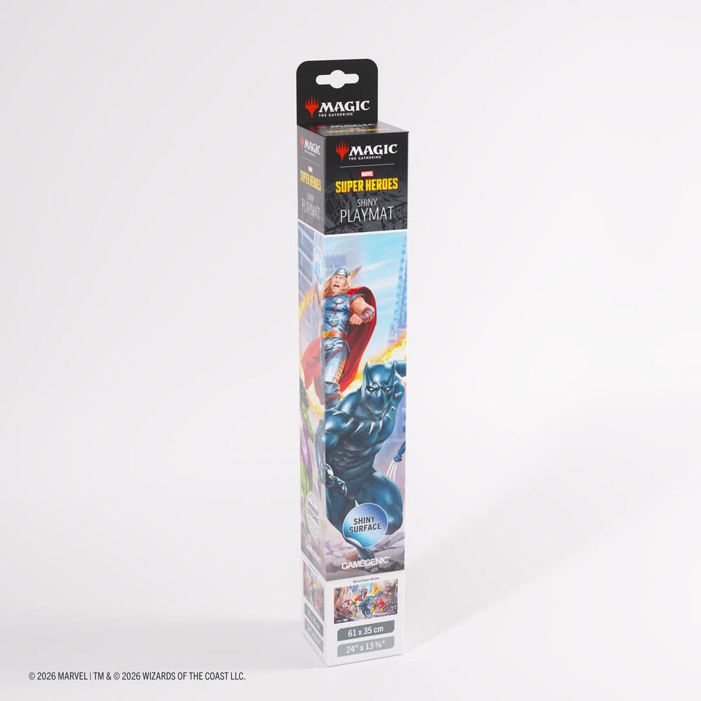 MTG x Marvel Super Heroes Shiny Surface Playmat (Thor Black Panther Etc) NA7926