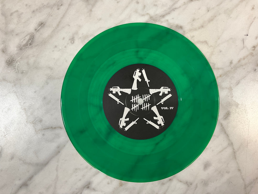 Anti-Flag / One If By Land - 20 Years of Hell: Volume 4 (February 2014 Green Translucent Vinyl, Numbered) Very Good Plus VR101726
