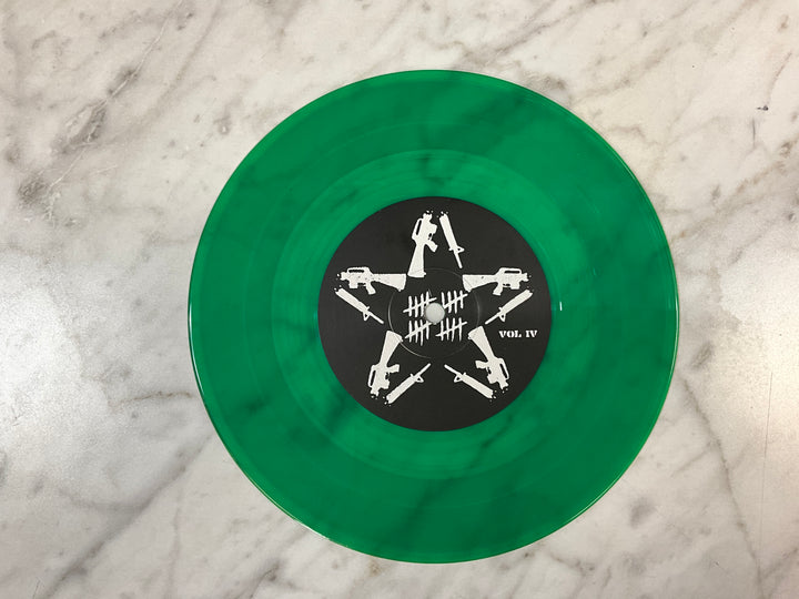 Anti-Flag / One If By Land - 20 Years of Hell: Volume 4 (February 2014 Green Translucent Vinyl, Numbered) Very Good Plus VR101726