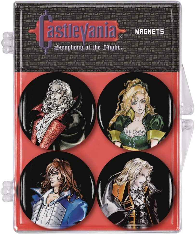 Dark Horse Deluxe Castlevania Symphony of The Night 4-Pack Magnet Set
