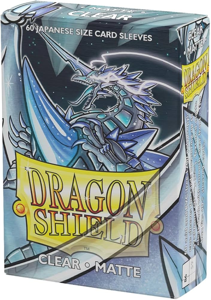 Dragon Shield Sleeves: Japanese- Matte Clear (60 ct.) MD51326
