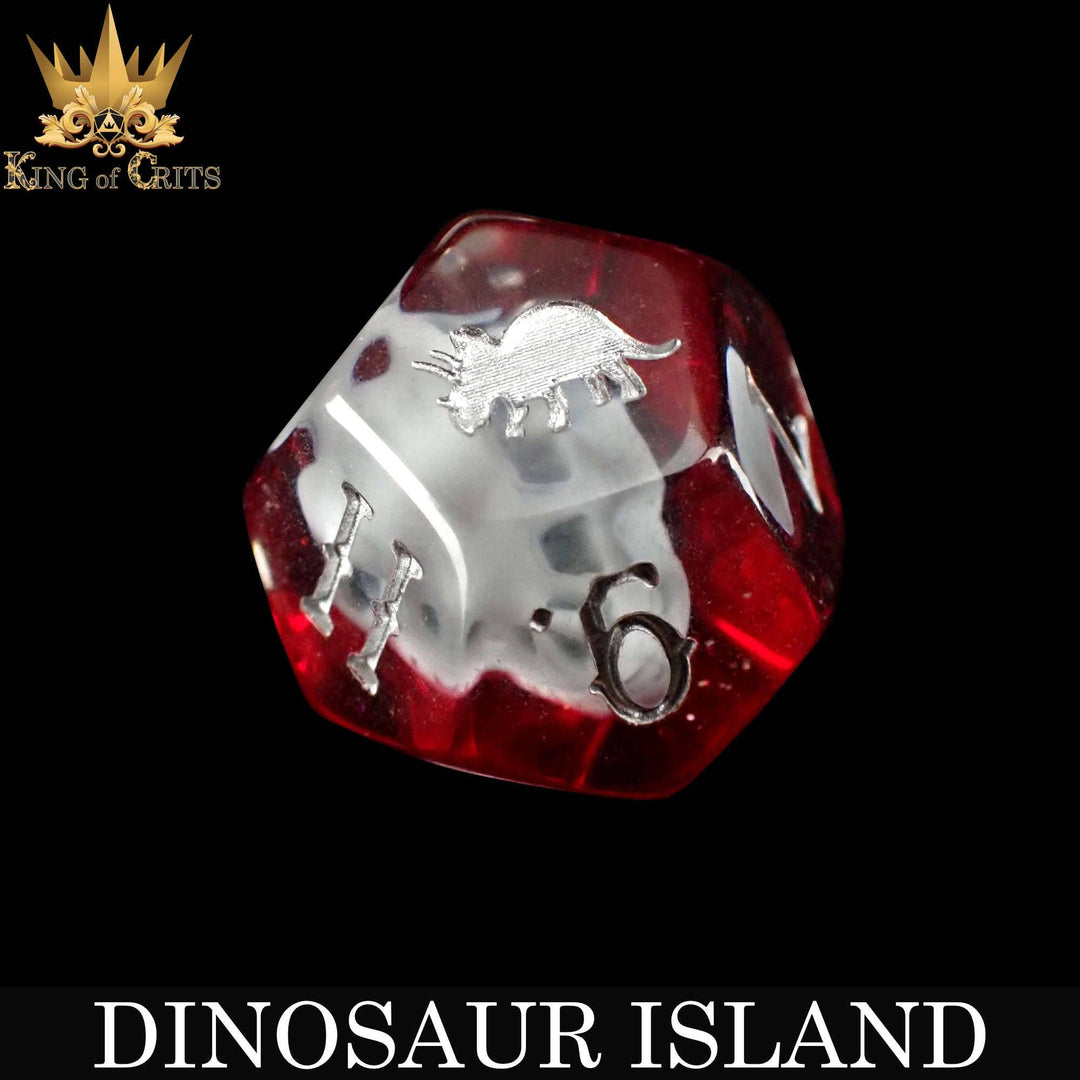 King of Crits Dinosaur Island - 11 Dice Set NE4226