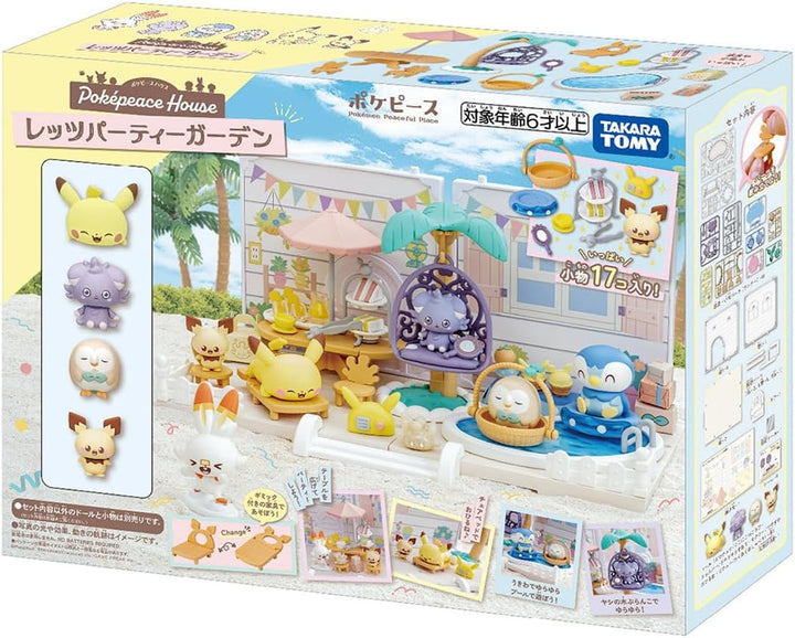 Takaratomy A.R.T.S Pokemon PokePeace House - Let's Party Garden Set MD92325